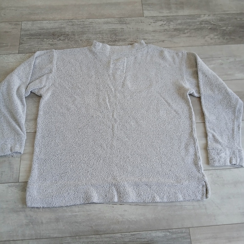 Clemson University Pressbox Comfy Terry Pullover Sweatshirt Orange Logo Large - Picture 2 of 9